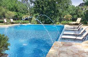 Classic family inground pool
